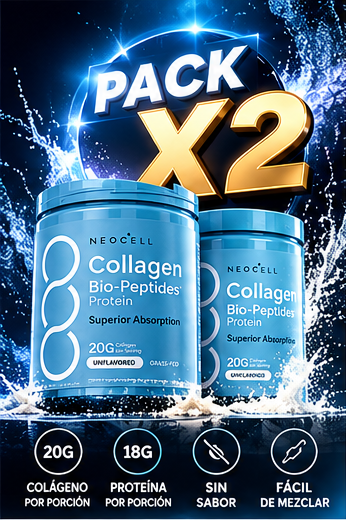 Pack X2 de NeoCell Collagen Bio-Peptides Protein